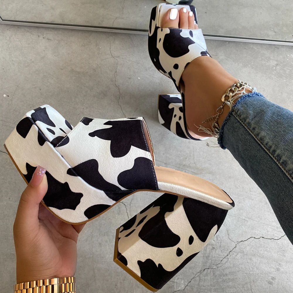 Barbie Platforms Cow.